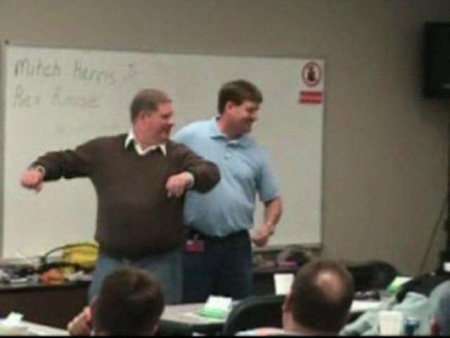 Rex & Mitch mix it up during MSHA training